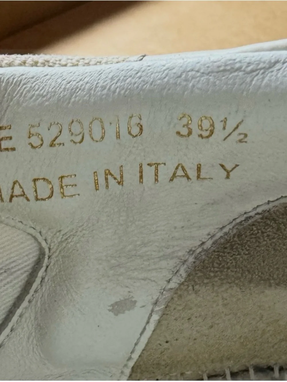 Saint Laurent Logo women Cream Canvas low Platform Sneakers beige Sole, size 39